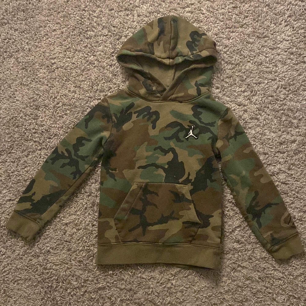 Jordan 4-5YRS Camouflage Pullover Hoodie